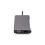 Urban Factory TCM16UF station d'accueil Avec fil USB 3.2 Gen 1 (3.1 Gen 1) Type-C Gris