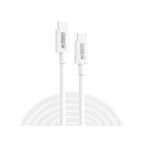Urban Factory CAB02UF câble USB 2 m USB 3.2 Gen 1 (3.1 Gen 1) USB C Blanc