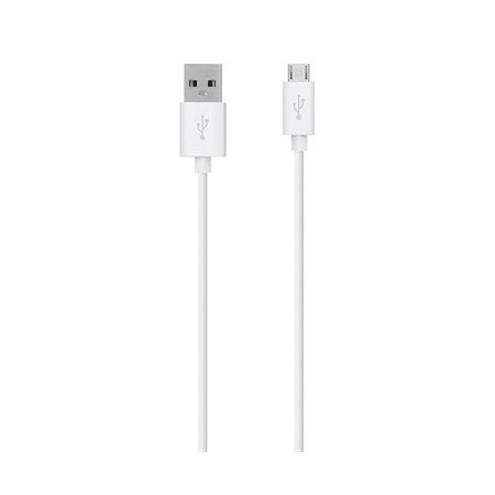 Belkin F2CU012BT2M-WHT câble USB 2 m USB 2.0 USB A Micro-USB B Blanc