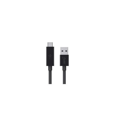 Belkin USB-A - USB-C, 0.9m câble USB 0,9 m USB 3.2 Gen 2 (3.1 Gen 2) USB A USB C Noir