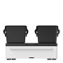 Belkin B2B140CA Organiseur de station de chargement Table de bureau ou bureau mural Noir, Blanc