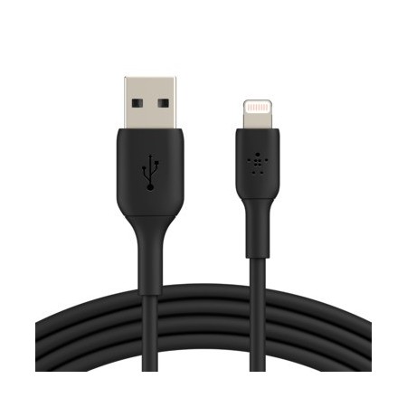 Belkin CAA001BT2MBK câble Lightning 2 m Noir