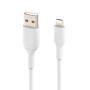 Belkin CAA001BT3MWH câble Lightning 3 m Blanc