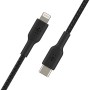 Belkin CAA004BT2MBK câble Lightning 2 m Noir