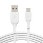 Belkin CAB001BT0MWH câble USB 0,15 m USB A USB C Blanc