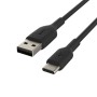 Belkin CAB001BT2MBK câble USB 2 m USB A USB C Noir