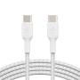 Belkin CAB004BT1MWH câble USB 1 m USB C Blanc