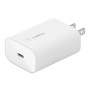 Belkin WCA004VF1MWH-B6 chargeur d'appareils mobiles Téléphone portable Blanc USB Charge rapide Intérieure