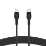 Belkin BOOST↑CHARGE PRO Flex câble USB 1 m USB 2.0 USB C Noir