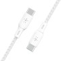 Belkin CAB014bt3MWH câble USB 3 m USB 2.0 USB C Blanc