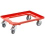 allit Chariot de transport ProfiPlus EuroRoll OB 600, rouge