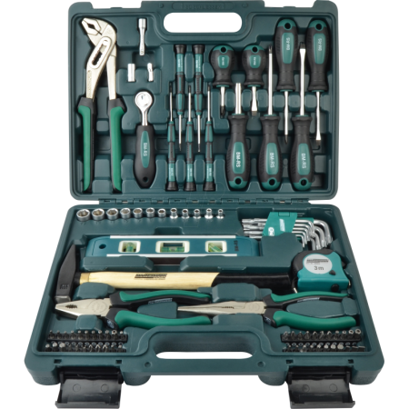 BRÜDER MANNESMANN Boîte à outils, 87 pièces, en coffret