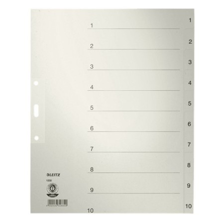 Leitz 12320085 intercalaire Papier Gris