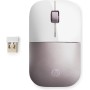 HP Souris sans fil Z3700 - Blanche rose