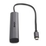 Lindy 43384 hub & concentrateur USB Type-C 10000 Mbit s Gris