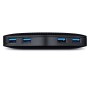 TP-Link UH400 hub & concentrateur USB 3.2 Gen 1 (3.1 Gen 1) Type-A 5000 Mbit s Noir