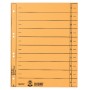 Leitz 16580015 intercalaire de classement Onglet avec index numérique Carton Jaune