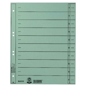 Leitz 16580030 intercalaire de classement Onglet avec index numérique Carton Bleu Leitz 16580030 intercalaire de classement Onglet avec index numérique Carton Bleu