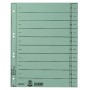 Leitz 16580030 intercalaire de classement Onglet avec index numérique Carton Bleu