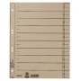 Leitz 16580085 intercalaire de classement Onglet avec index numérique Carton Gris