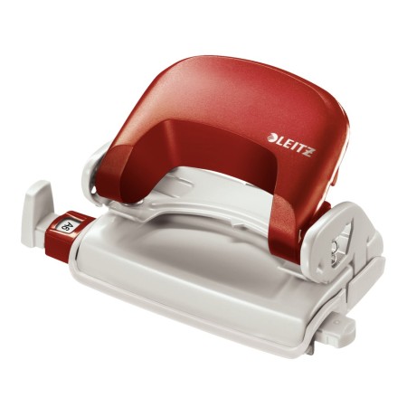 Leitz 50580025 perforateur papier 10 feuilles Rouge