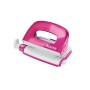 Leitz NeXXt Series WOW Metal Mini Hole Punch perforateur papier 10 feuilles Métallique, Rose, Blanc