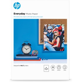 HP Papier photo brillant Everyday - 25 feuilles/A4/210 x 297 mm HP Papier photo brillant Everyday - 25 feuilles A4 210 x 297 mm
