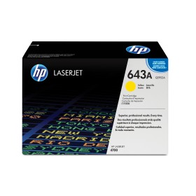 HP 643A toner LaserJet jaune authentique HP 643A toner LaserJet jaune authentique