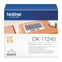 Brother DK-11240 - Rouleau d'étiquettes original – Noir sur blanc, 102 x 51 mm