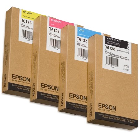 Epson Encre Pigment Cyan SP 7400 7450 9400 9450 (220ml)