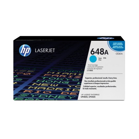 HP 648A toner LaserJet cyan authentique