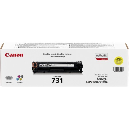 Canon 731 Cartouche de toner 1 pièce(s) Original Jaune