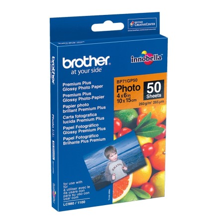 Brother BP-71GP50 papier photos Blanc