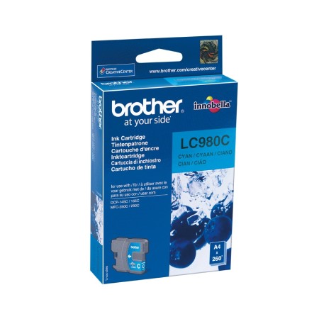 Brother LC-980C cartouche d'encre 1 pièce(s) Original Cyan