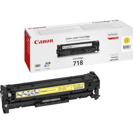 Canon CRG-718 Y Cartouche de toner 1 pièce(s) Original Jaune