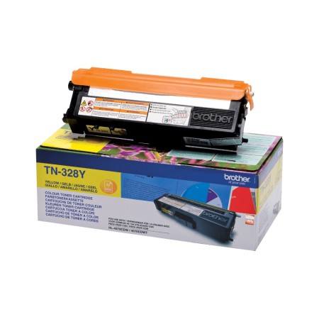 Brother TN-328Y - Cartouche de toner originale – Jaune