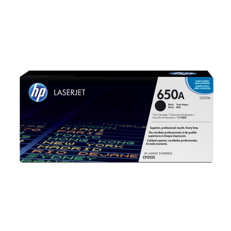 HP 650A toner LaserJet noir authentique