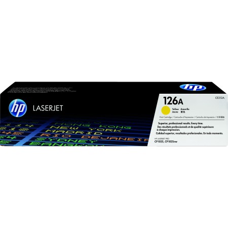 HP 126A toner LaserJet jaune authentique