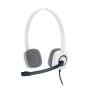 Logitech H150 Casque Avec fil Arceau Bureau Centre d'appels Blanc