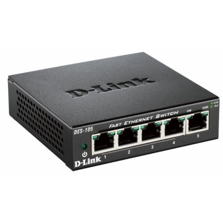 D-Link DES-105 Non-géré L2 Noir