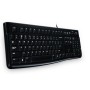 Logitech Keyboard K120 for Business clavier USB AZERTY Français Noir