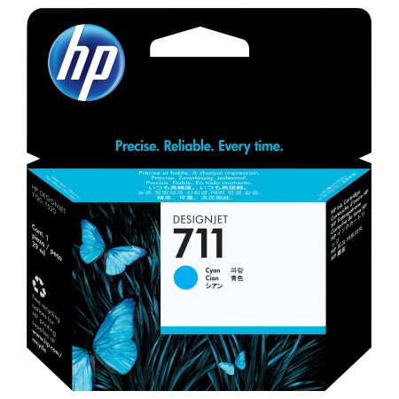 HP 711 cartouche d'encre DesignJet cyan, 29 ml