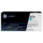 HP 651A toner LaserJet cyan authentique