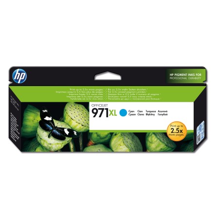 HP 971XL cartouche d'encre cyan grande capacité authentique