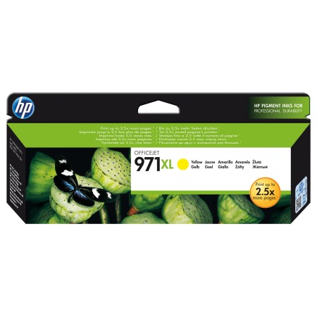 HP 971XL cartouche d'encre jaune grande capacité authentique
