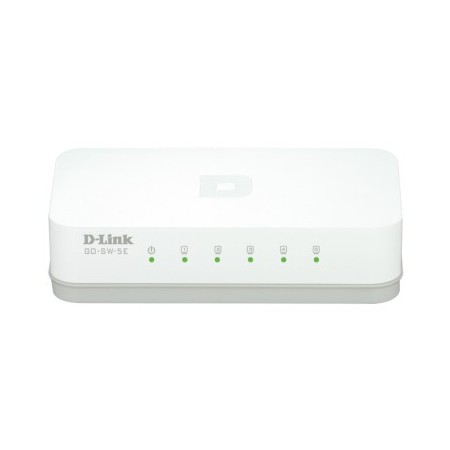 D-Link GO-SW-5E commutateur réseau Non-géré Fast Ethernet (10 100) Blanc