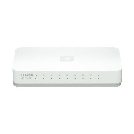 D-Link GO-SW-8E commutateur réseau Non-géré Fast Ethernet (10 100) Blanc