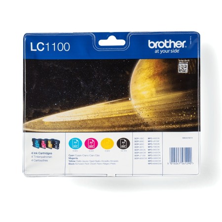 Brother Pack de cartouches d'encre LC1100VALBP originales