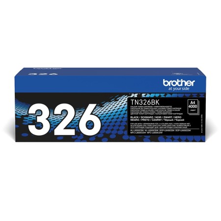 Brother TN-326BK - Cartouche de toner originale à haut rendement – Noir