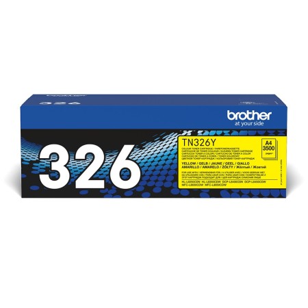 Brother TN-326Y - Cartouche de toner originale – Jaune